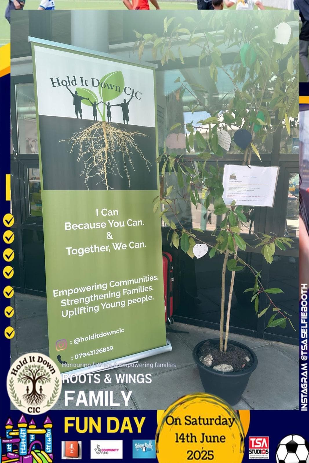 Hold It Down CIC banner - I Can Because You Can