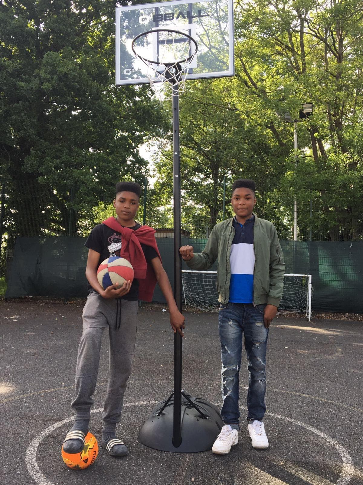 Fathers and mentors at outdoor discussion session